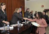 La Universidad de Murcia entrega los diplomas a los 162 alumnos becados con prácticas rurales