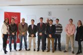 El alcalde de Alhama de Murcia mantiene una reunión de trabajo con la Asociación de Jóvenes Empresarios del Guadalentín