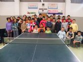 Medio centenar de niñ@s participan en la jornada de tenis de mesa de deporte en edad escolar