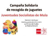 Juventudes Socialistas de Mula organiza una Campaña Solidaria de recogida de juguetes
