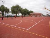 El Ayuntamiento de Lorca arregla y mejora las pistas polideportivas de Purias y Morata