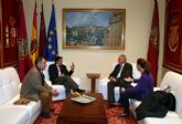 Soria entrega al alcalde de Lorca 13.975 euros, recaudados en cuatro actos benéficos