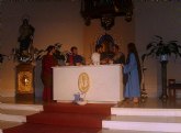 AJVA representa la Pasión de Cristo esta Semana Santa con un texto teatral que llevan ensayando 6 meses una treintena de jóvenes