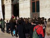 Los escolares de Mazarrón conocen los edificios históricos a través de visitas teatralizadas