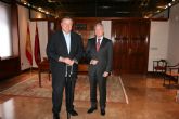 El presidente Valcárcel recibe al alcalde de La Unión
