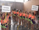 Las alumnas de la Escuela Deportiva Municipal de Gimnasia Rítmica de Totana participaron en la competición interescuelas 