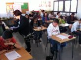 Casi 200 alumnos de colegios de la comarca del Guadalentín participan en la XXIII Olimpiada Matemática que acoge el CEIP 