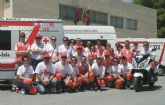 Cruz Roja de Cieza desplegó un amplio dispositivo en el regional junior de ciclismo celebrado en la Vega Alta