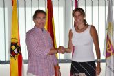 Patricia Fernández pide apoyo a la Federación Murciana de Fútbol para el nuevo 'Archena Fútbol Club'
