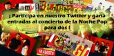 Juventud convoca un concurso en Twitter para asistir gratis al concierto de Lagarto Amarillo y Funambulista