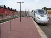 Llega a Águilas el primer Tren de Alta Velocidad en viaje regular con viajeros desde Madrid
