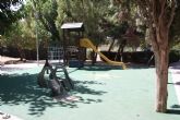 Mejoran las zonas recreativas infantiles de jardines de Bullas y La Copa