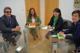 La alcaldesa solicita al delegado territorial de la ONCE en Murcia la promoción del Yacimiento Argárico La Bastida y la agricultura totanera en los cupones durante el año 2013