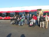 Los autobuses 'coloraos' recorrerán a partir de mañana la Murcia urbana