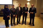 La alcaldesa se reúne con el Comisario Europeo de Política Regional junto con Valcárcel y los alcaldes de Lorca y Puerto Lumbreras