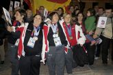 Las tres deportistas murcianas con discapacidad intelectual regresan de los juegos mundiales de Corea con seis medallas
