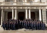 Los alumnos de la Academia General del Aire visitan el Palacio Consistorial