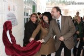 Sotoca inaugura en Totana el nuevo colegio La Cruz, en el que la Comunidad ha invertido más de tres millones de euros