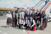 El proyecto europeo de Turismo Senior se estrena en el Mar Menor con la llegada del primer vuelo procedente de Praga con 180 personas