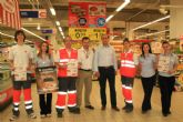 Eroski Águilas colabora con Cruz Roja Española de la localidad en el Sorteo del Oro