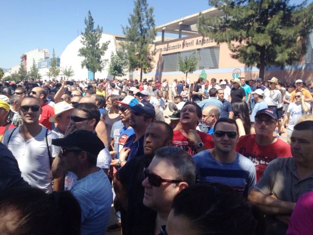 Concejales de IU-Verdes Totana asistieron a la Manifestacin en apoyo a los trabajadores de ElPozo Alimentacin - 6