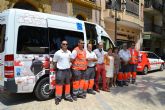 Cruz Roja Española en Águilas presenta un nuevo vehículo especialmente adaptado para usuarios con discapacidad