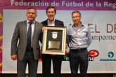 El Ayuntamiento de Águilas galardonado en los premios de la Federación Murciana de Fútbol