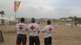 Cruz Roja Española en Águilas responsable de la cobertura sanitaria en el Campeonato de España de Futbol Playa