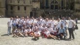 Emoción entre los cehegineros al culminar su peregrinaje en Santiago de Compostela