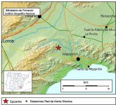 Un temblor de 2,9 grados con epicentro en el noroeste de Mazarrón se deja sentir en Totana
