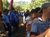 El Concejal de Juventud de Lorca visita a los 150 scouts lorquinos que participan en el campamento de verano en la Comarca de Alhama de Granada