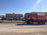 La Base de Emergencias de las pedanías altas de Lorca acoge unas jornadas prácticas de prevención de incendios de la UME con otros servicios de emergencias