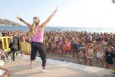 El deporte estival congrega a 5.000 personas en las playas de Cartagena