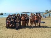 Las escuelas municipales de verano disfrutan de una jornada de convivencia en el Mar Menor