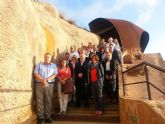 Quince embajadores europeos visitan el parque minero de La Unión