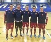 Jugadores de Plásticos Romero Cartagena se preparan para el Campeonato de España de selecciones autonómicas