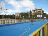 El Ayuntamiento completa la zona deportiva de Abenarabi con pistas de minibasket