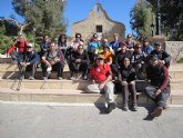 Una veintena de senderistas participaron en la ruta organizada por Deportes en Sierra Espuña por el término municipal de Pliego