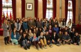El Alcalde da la bienvenida a Murcia a estudiantes franceses de intercambio lingüístico