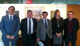 La junta directiva de Amefmur visita al alcalde de Lorca