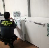 La Guardia Civil interviene 200 kilos de productos pesqueros ilegales en un establecimiento de hostelería