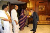 El Presidente de la Asamblea recibe a la Ministra de Cultura de la República Arabe Saharaui