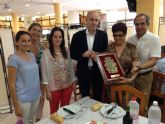 El Alcalde celebró con los Mayores del Centro de San Javier su hermanamiento con los del Torres de Cotillas