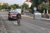 Juan Antonio Conesa llega esta tarde a El Albujón tras recorrer la península en bici