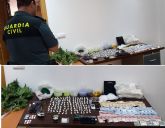 La Guardia Civil detiene a cinco personas por tráfico de drogas en Murcia, Las Torres de Cotillas y Cieza