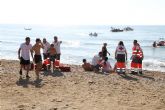 Cruz Roja Española y el Ayuntamiento de Lorca llevan a cabo un Simulacro de Rescate y Evacuación de náufragos