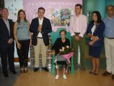 Cumpleaños número 100 de Leonor Vicente Noguera, usuaria de la residencia de personas mayores de Alhama