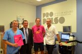El Alcalde de Murcia se prepara para la Maratón de Nueva York en Hospital La Vega