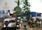 La Guardia Civil desmantela dos puntos de venta de marihuana en San Javier