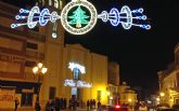 Las luces navideñas iluminan el centro de Puerto Lumbreras con iluminación led, para favorecer el ahorro energético